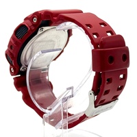 Casio G-Shock GA-100B Analog Digital Resin Strap Mens Red Watch 200m WR