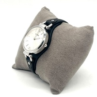 Fossil Georgia ES3199 Women Dress Silver Dial Leather Quartz 32mm Watch