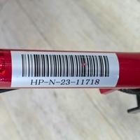 Aidacare Aspire Foldable Rollator Walker Seat Red 130kg Weight Limit