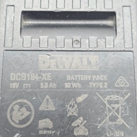 DeWalt DCB184-XE 18V XR 5.0Ah Lithium-Ion Cordless Battery Pack
