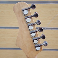 Electric Guitar 6 String S-Style Metallic Blue Maple Neck SSS Chrome