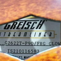 Gretsch G2622T Streamliner Center Block P90 Forge Glow Bigsby Electric Guitar