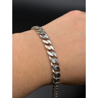 Unisex 925 Sterling Silver Curb Link Bracelet