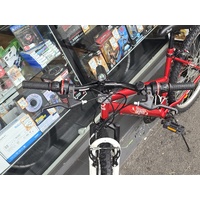 Repco 18 Speed Mountain Bike Red 26 Inch Wheel Shimano Gears Stunt Pegs