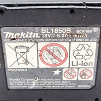 Makita BL1850B 18V LXT 5.0Ah Lithium-Ion High Capacity Battery Pack