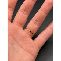 Ladies 9ct Yellow Gold Cubic Zirconia Ring
