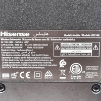 Hisense HS3100 3.1CH Soundbar with Wireless Subwoofer and Remote