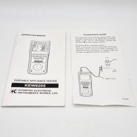 Kyoritsu KEW 6205 Portable Appliance Tester with Case and Accessories