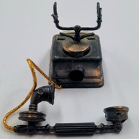 Vintage Rotary Telephone Metal Pencil Sharpener Antique Desk Collectible Office Decor