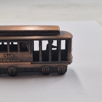 Antique Metal Pencil Sharpener San Francisco Cable Car Vintage Desk Collectible