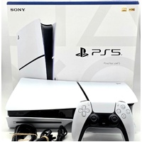 Sony PlayStation 5 PS5 Slim Disc Edition 1TB Console White with Controller
