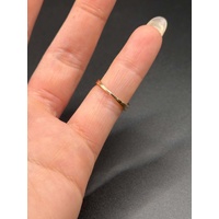 Ladies 10ct Rose Gold Diamond Ring