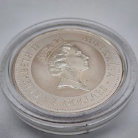 Perth Mint Australian Kookaburra Privy Marked 2oz Silver Coin Set 1994-1995