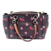 Coach F11932 Mini Christie Carryall In Wildflower Print Coated Canvas Satchel
