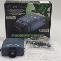 BARSKA NVX100 Night Vision Monocular Infrared IR Scope Green Lens Portable Viewer