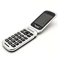 Opel Mobile FlipPhone 6 OMFP622B 4G VoLTE Unlocked SOS Black Silver