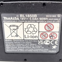 Makita BL1850B 18V LXT 5.0Ah Lithium-Ion High Capacity Battery Pack