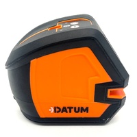 DATUM DT1H1V2PRS2 Red Beam Cross Line Laser Level with Accessories in Case
