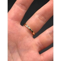 Ladies 9ct Yellow Gold Blue Gemstone Ring