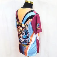 State of Origin Rugby League Jersey Size L QLD NSW Graphic Shirt