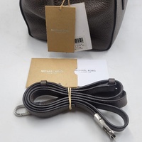 Michael Kors Collection Bancroft Leather Tote Crossbody Bag
