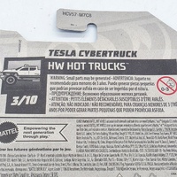 Hot Wheels Tesla Cybertruck Silver HW Hot Trucks 3/10 Diecast 49/250