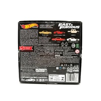 Hot Wheels Premium Fast and Furious 5-Car Set Diecast Pack HKF07 New
