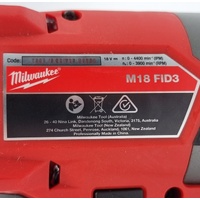 Milwaukee M18 FUEL 1/4 Inch Hex Cordless Impact Driver M18 FID3 Skin Only