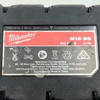 Milwaukee M18 B5 18V 5.0Ah REDLITHIUM-ION Cordless Power Tool Battery