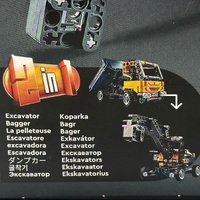 LEGO Technic 42147 Dump Truck 2-in-1 Building Set 177 pcs
