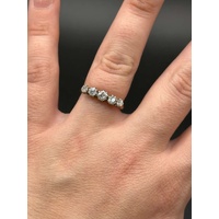 Ladies 18ct Yellow Gold Diamond Band Ring