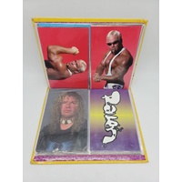 Panini 1998 WCW nWo Superstars Photocard Album Wrestling Trading Cards Binder