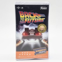 Funko Blockbuster Rewind Back to the Future Doc Brown Chase Variant Vinyl Figure