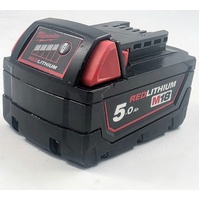 Milwaukee M18 REDLITHIUM 18V 5.0Ah Li-Ion Battery Pack M18 B5 Cordless Tool Battery
