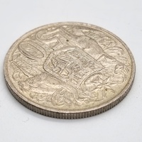 1966 Australia Round 50 Cent Coin Royal Australian Mint 80% Silver