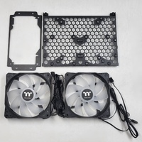 Thermaltake The Tower 300 Micro-ATX Mid Tower PC Case Black w/ 4 Cooling Fans