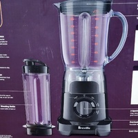 Breville BBL290BKS The Kinetix To Go Mini Blender 850W 1.5L Black Sesame