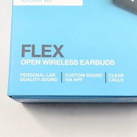 JLab Flex Open Wireless Earbuds Bluetooth Open-Ear Headphones with Charging Case