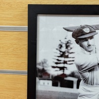 Sir Donald Bradman Framed Cricket Photograph Sports Memorabilia