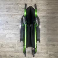 CareQuip Concorde Deluxe Wheelchair Lightweight Foldable Manual Green