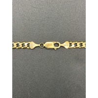 Unisex 9ct Yellow Gold Curb Link Necklace