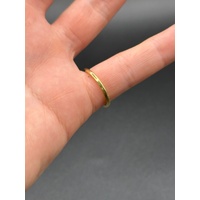  Ladies 9ct Yellow Gold Lab Grown Diamond Ring