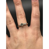 Ladies 9ct Rose Gold Diamond Ring