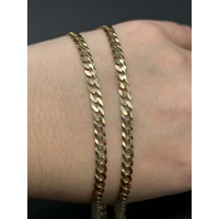 Unisex 9ct Yellow Gold Curb Link Necklace