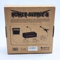JOYO JP-04 Power Supply 4 Isolated Guitar Effects Pedal Power Supply 8 Outputs 9V 12V 18V