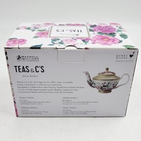 Maxwell & Williams Teas & C's Silk Road Porcelain Teapot with Infuser 500ml 