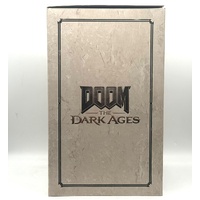 DOOM The Dark Ages 12 Inch Slayer Statue Collector Pack Steelbook Replica Key