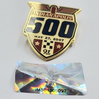 Indianapolis 500 May 27 2007 Official Commemorative Lapel Pin Badge Indy 500 Racing Collectible