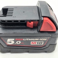 Milwaukee M18 18V RedLithium-Ion 5.0Ah Extended Capacity Battery Pack M18B5