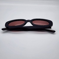 Wyld Blue x Pared Hazed Sunglasses Black Gold Frame Tinted Lens PE2305B